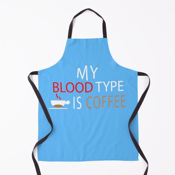 Item preview, My Blood Type is Coffee funny quote, for coffee lovers designed and sold by vector-pro.