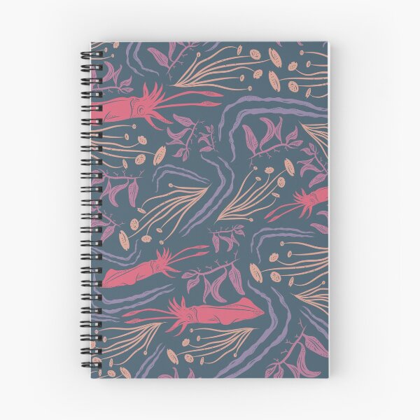 Item preview, Underwater Animal Kingdom Pattern- Squids designed and sold by PosterpartyCo.
