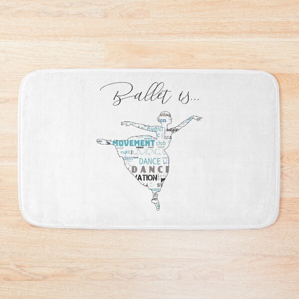 Item preview, ballet is love, ballet is happiness, ballet is positivity, ballet is practice designed and sold by PRINTED ..