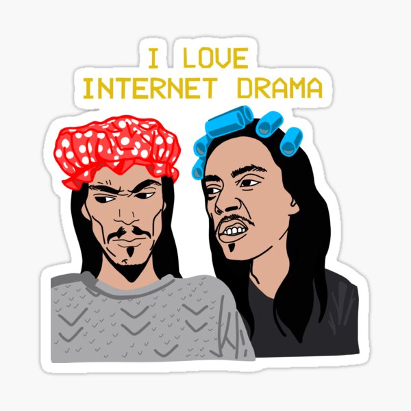 I love internet drama Sticker