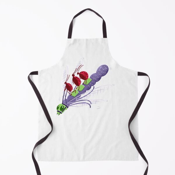 Item preview, Ladybugs riding a dragonfly designed and sold by jasmineberry.