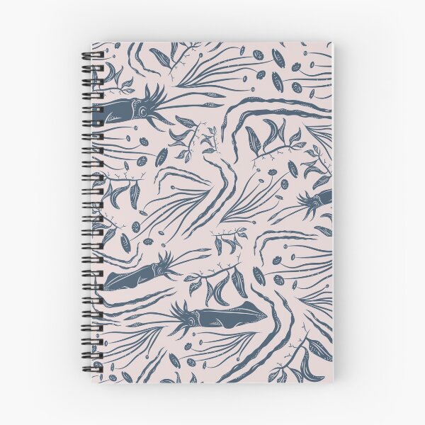 Item preview, Underwater Animal Kingdom Pattern- Squid designed and sold by PosterpartyCo.