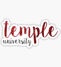 Temple University Sticker