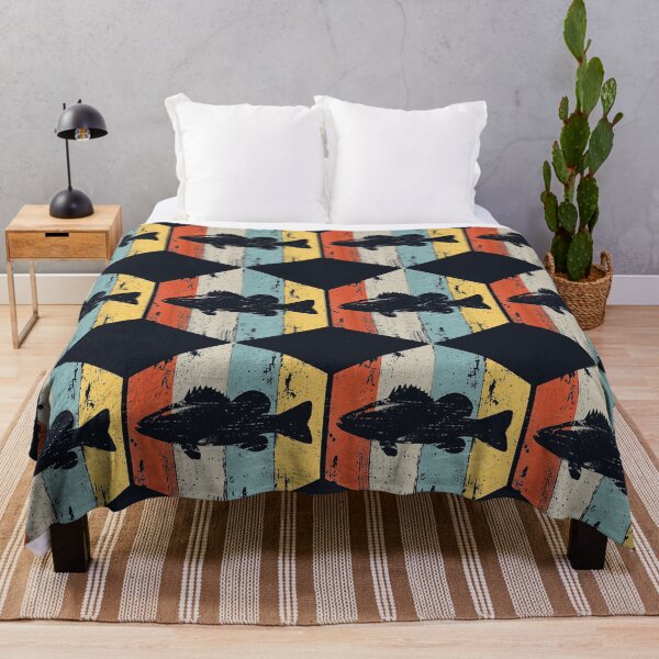 Item preview, Bass fishing vintage retro style designed and sold by linhkaphung.