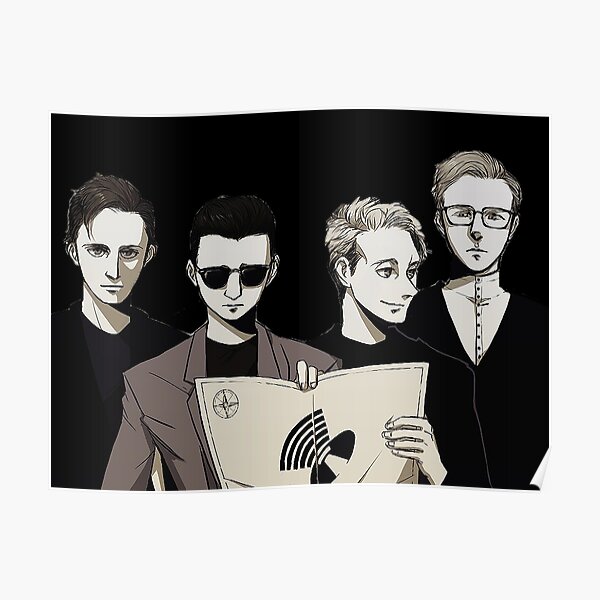 depeche 2d Kunstwerk Poster