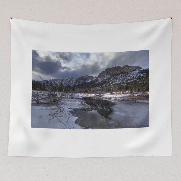 Item preview, Warm stream under Yamnuska designed and sold by zumi.