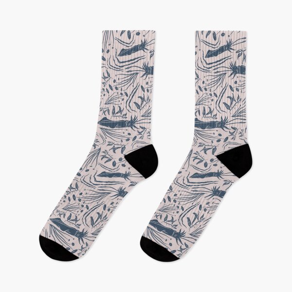 Item preview, Underwater Animal Kingdom Pattern- Squid designed and sold by PosterpartyCo.
