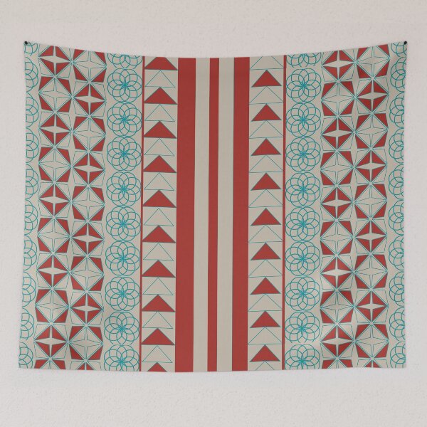 Item preview, pattern work 1 red designed and sold by ThomasLipkoArt.