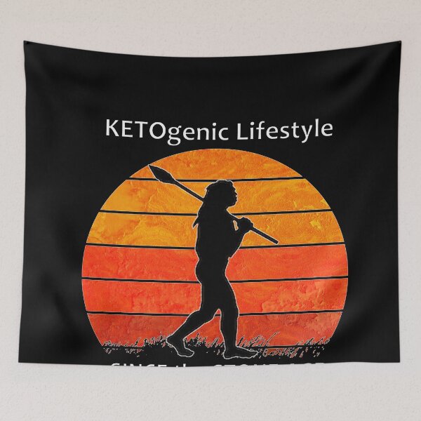 Item preview, Ketogenic Lifestyle Since the Stone Age designed and sold by JWIZZY.