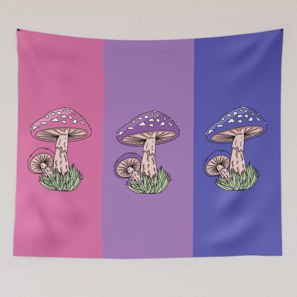 Item preview, Bandera Bi Pride con Hongos designed and sold by izzychar.