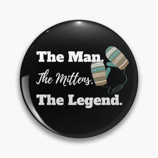 Item preview, The Man The Mittens The Legend Funny Inauguration Meme designed and sold by TeesForNerds.