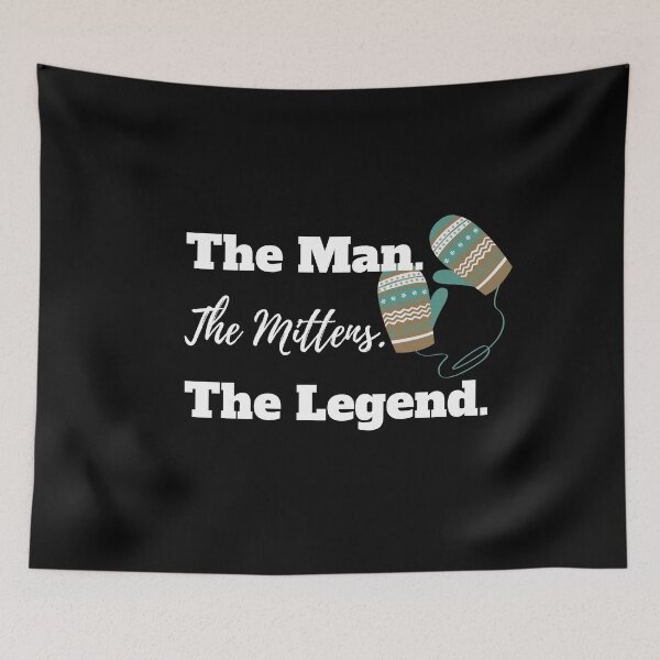 Item preview, The Man The Mittens The Legend Funny Inauguration Meme designed and sold by TeesForNerds.