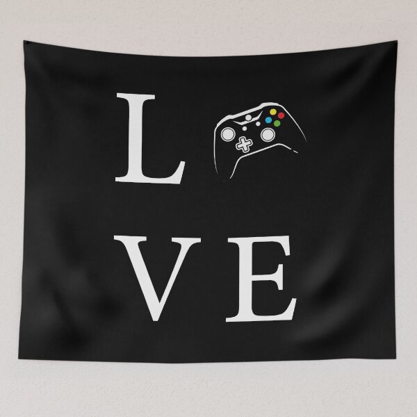 Item preview, v is for video games funny valentines day gamer boy men,gaming lover designed and sold by VAN-DESIGN.