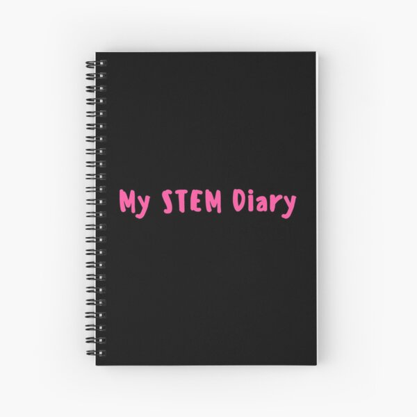 My STEM Diary (Dark Background) Spiral Notebook