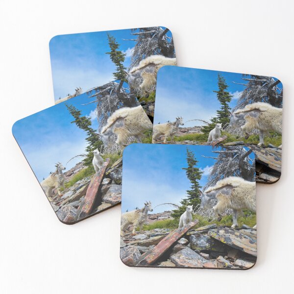 Item preview, Mountain goat family Idaho designed and sold by GQViews.