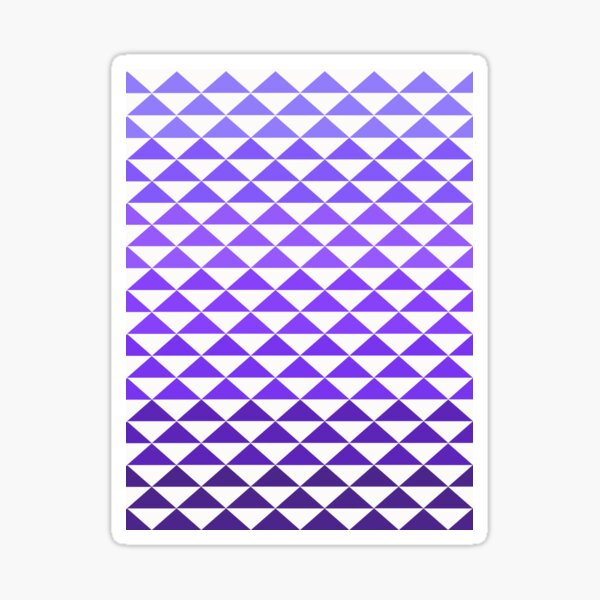 Nez Perce Tribe Purple Triangles Pattern Sticker