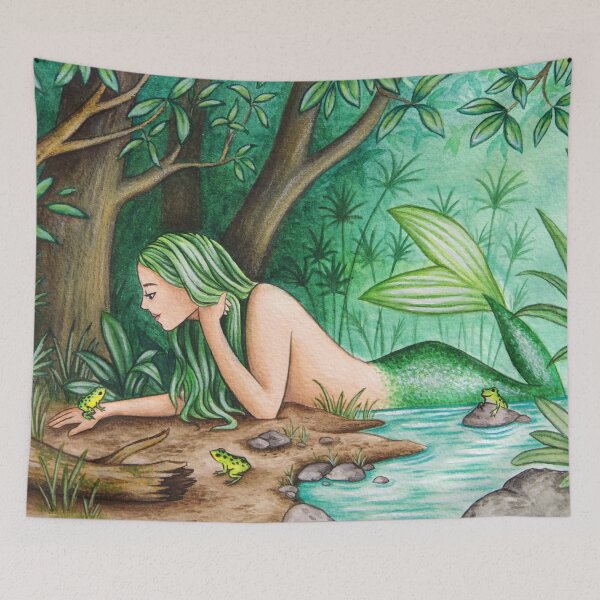 Item preview, The mermaid with frogs designed and sold by Georgia Zervos.