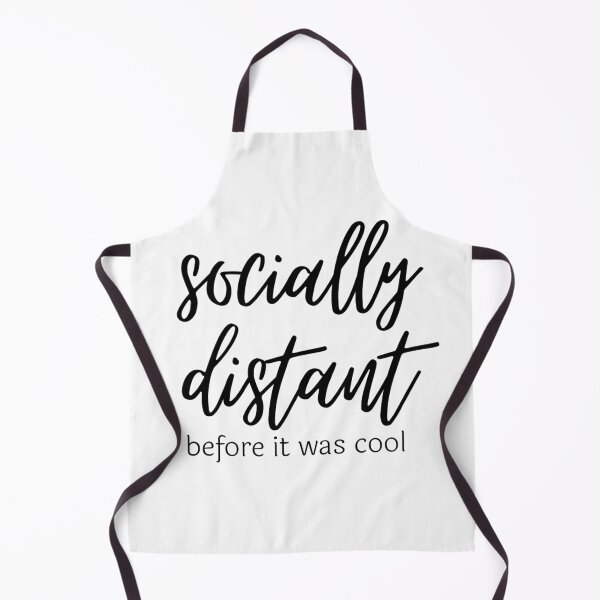 Item preview, Socially Distant before it was cool Calligraphy designed and sold by Dollfacedesign.