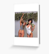 Cannabis Girls Greeting Card