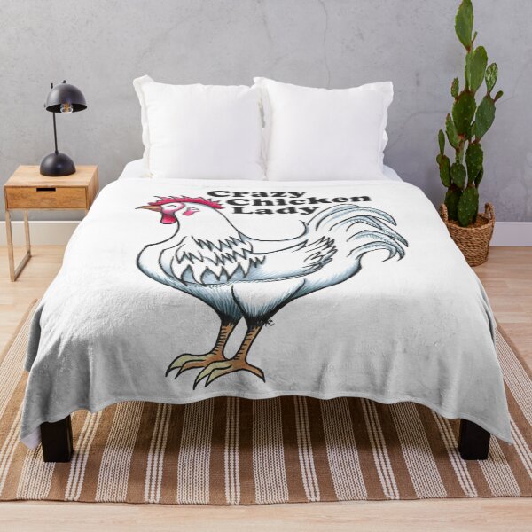 Item preview, Gallina feliz - Señora loca del pollo designed and sold by The White Bat.