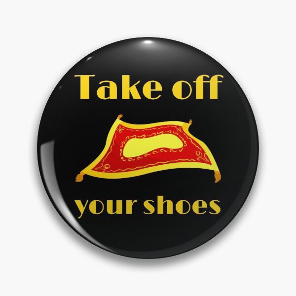 Item preview, Take off your shoes. Aladdin magic carpet black designed and sold by daguilon.