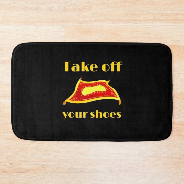 Item preview, Take off your shoes. Aladdin magic carpet black designed and sold by daguilon.