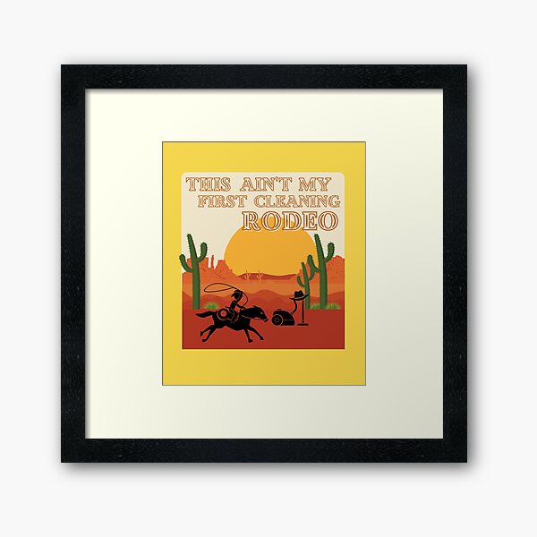 Item preview, My First Cleaning Rodeo Housekeeping Humor designed and sold by SavvyCleaner.