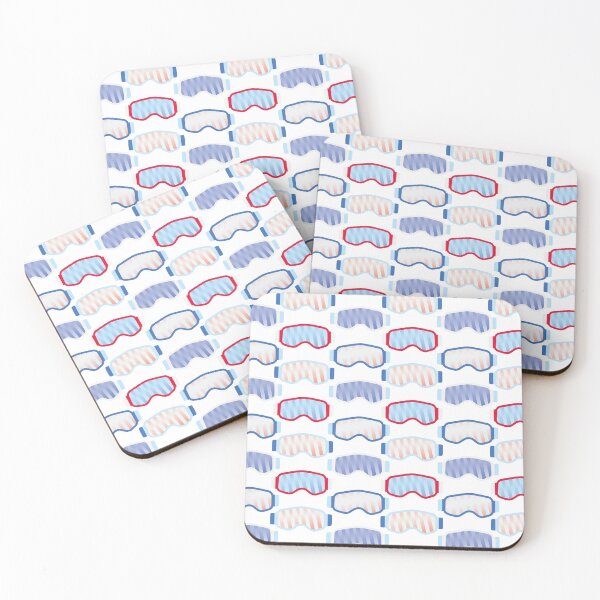 Item preview, Ski Goggle Pattern Snow designed and sold by Brawni.