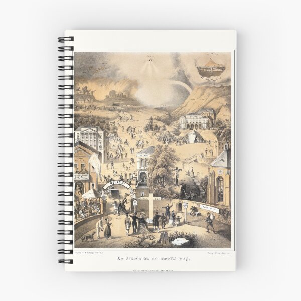 Item preview, De Breede en de Smalle Weg - 1867  designed and sold by Pictures With A Message.