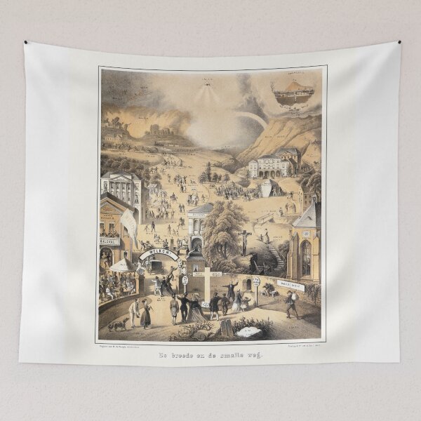 Item preview, De Breede en de Smalle Weg - 1867  designed and sold by Pictures With A Message.