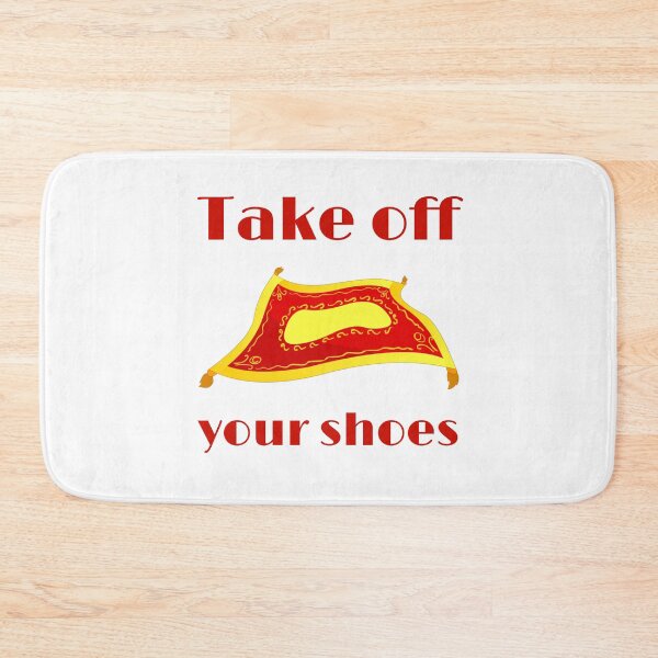 Item preview, Take off your shoes. Aladdin magic carpet white designed and sold by daguilon.