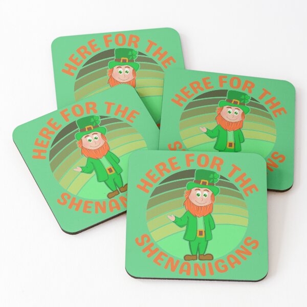 Item preview, Leprechaun St Patricks Day Retro Sunset designed and sold by giftsbyminuet.
