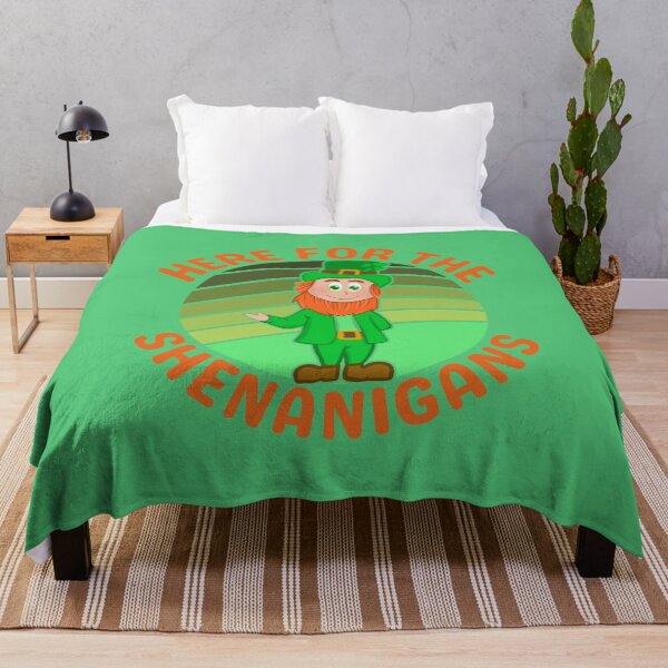 Item preview, Leprechaun St Patricks Day Retro Sunset designed and sold by giftsbyminuet.