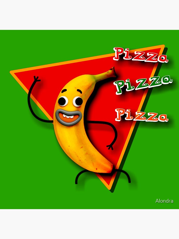 "Dancing Banana Joe Pizza Amazing world of Gumball" Photographic Print