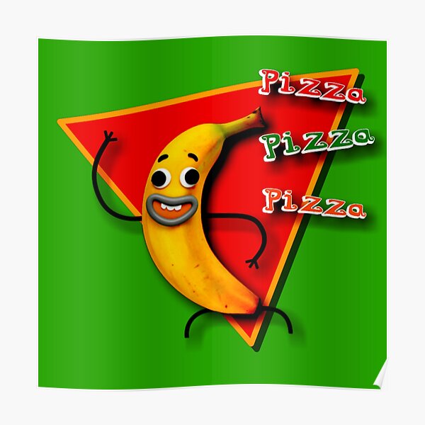 "Dancing Banana Joe Pizza Amazing world of Gumball" Poster for Sale by