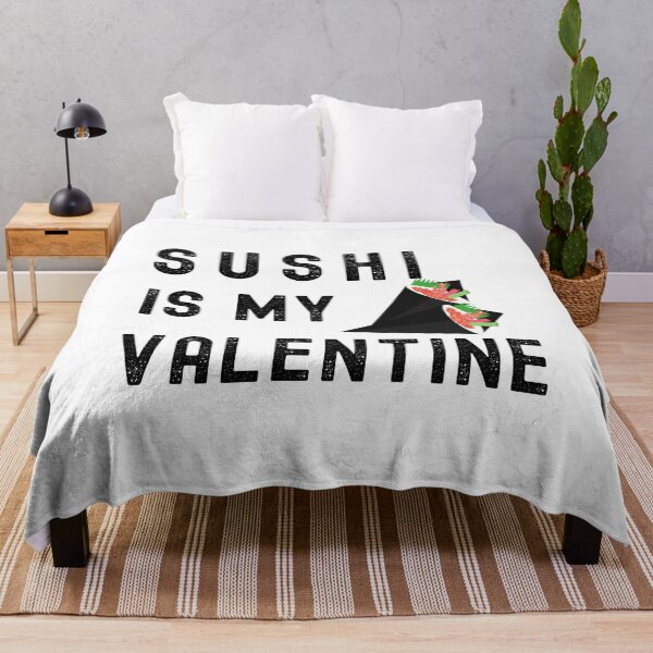 Item preview, sushi is my valentine designed and sold by JaMatt1983.