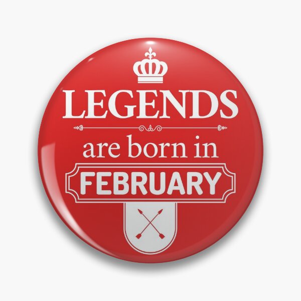 Item preview,  Legends Are Born In February | Birthday Gift | designed and sold by Minimalwiz.