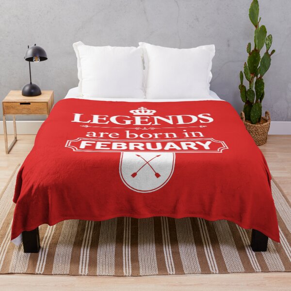 Item preview,  Legends Are Born In February | Birthday Gift | designed and sold by Minimalwiz.