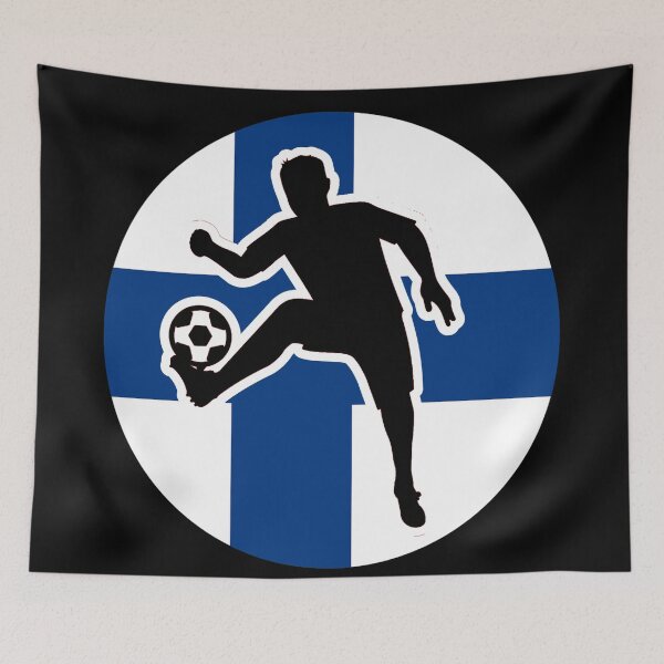 Item preview, Finland flag soccer player designed and sold by Astralia.