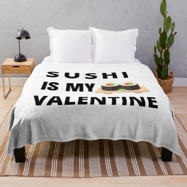 Item preview, sushi is my valentine designed and sold by JaMatt1983.