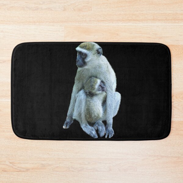 Item preview, Vervet monkey mom with baby monkey in Kenya / Africa designed and sold by TShirtsundMehr.