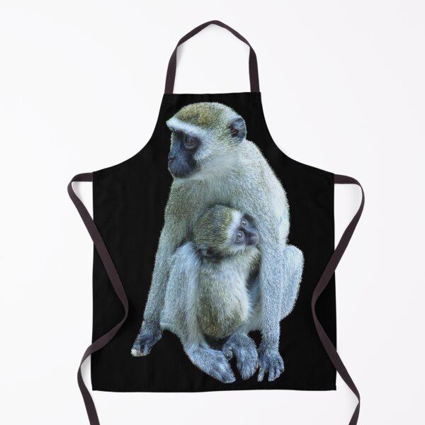 Item preview, Vervet monkey mom with baby monkey in Kenya / Africa designed and sold by TShirtsundMehr.
