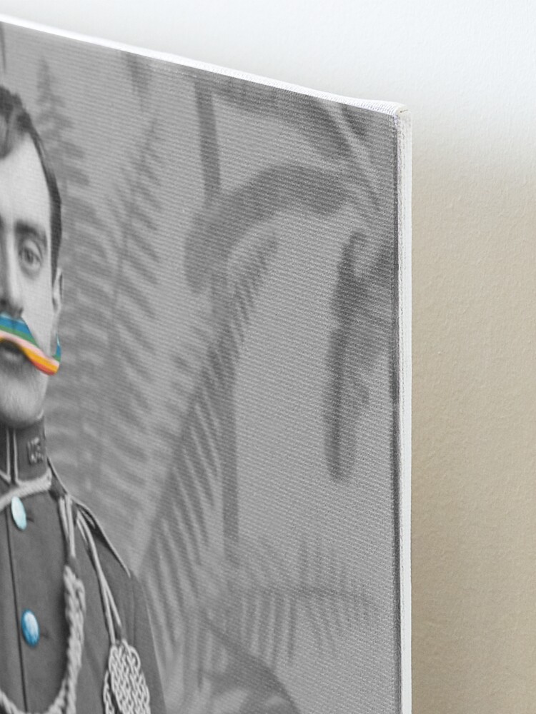 Alternate view of I Mustache You Mounted Print