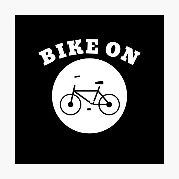 Item preview, Bike On - Bicycle Symbol designed and sold by ManiaTeec.