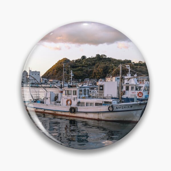 Item preview, Japanese Fishing Boat at Sunset designed and sold by JapanTees.