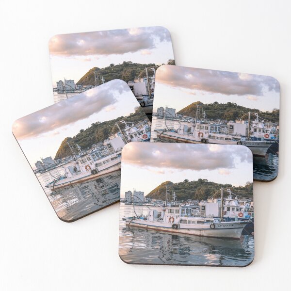 Item preview, Japanese Fishing Boat at Sunset designed and sold by JapanTees.