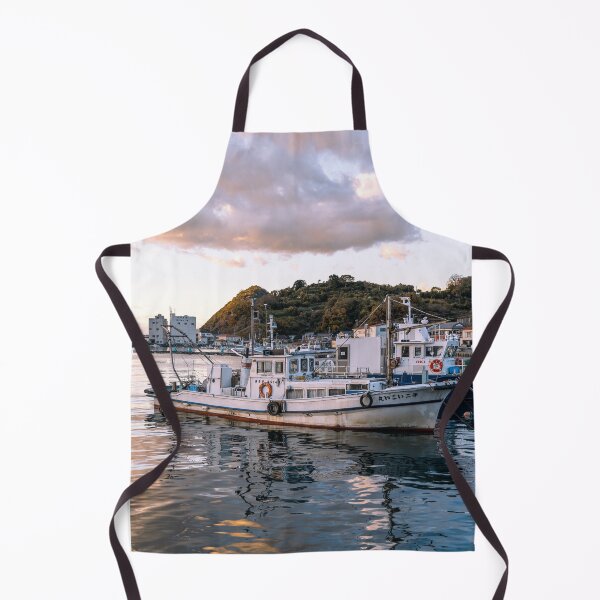 Item preview, Japanese Fishing Boat at Sunset designed and sold by JapanTees.
