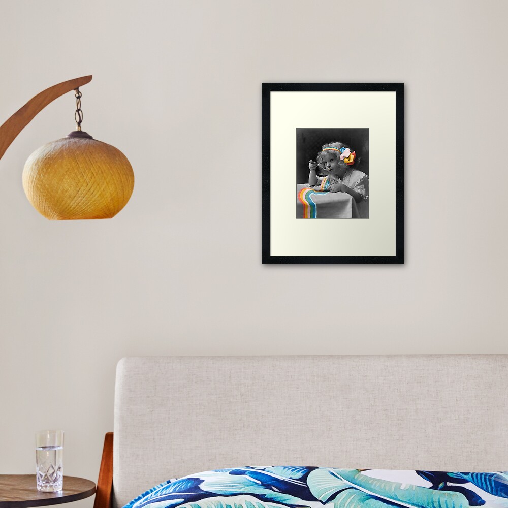 Item preview, Framed Art Print designed and sold by JenniferMakesIt.