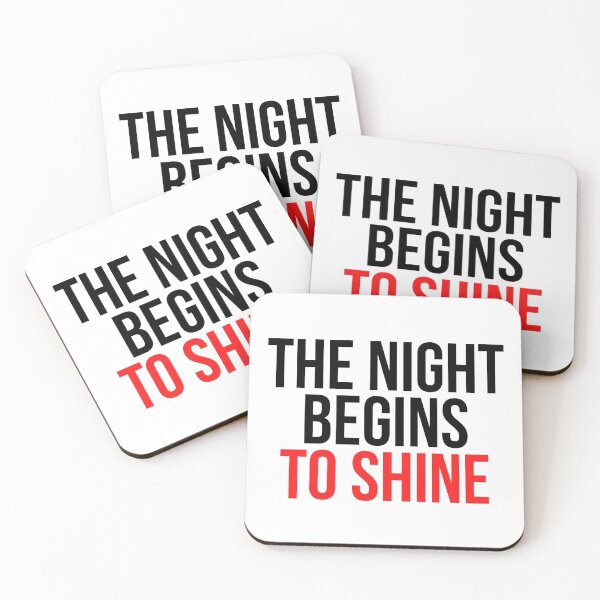 Item preview, The Night Begins To Shine designed and sold by BigMovesHustler.