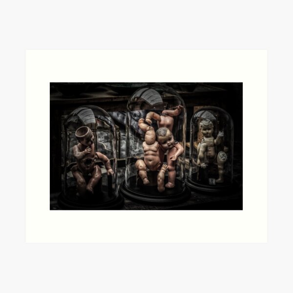 Creepy Dolls Art Print